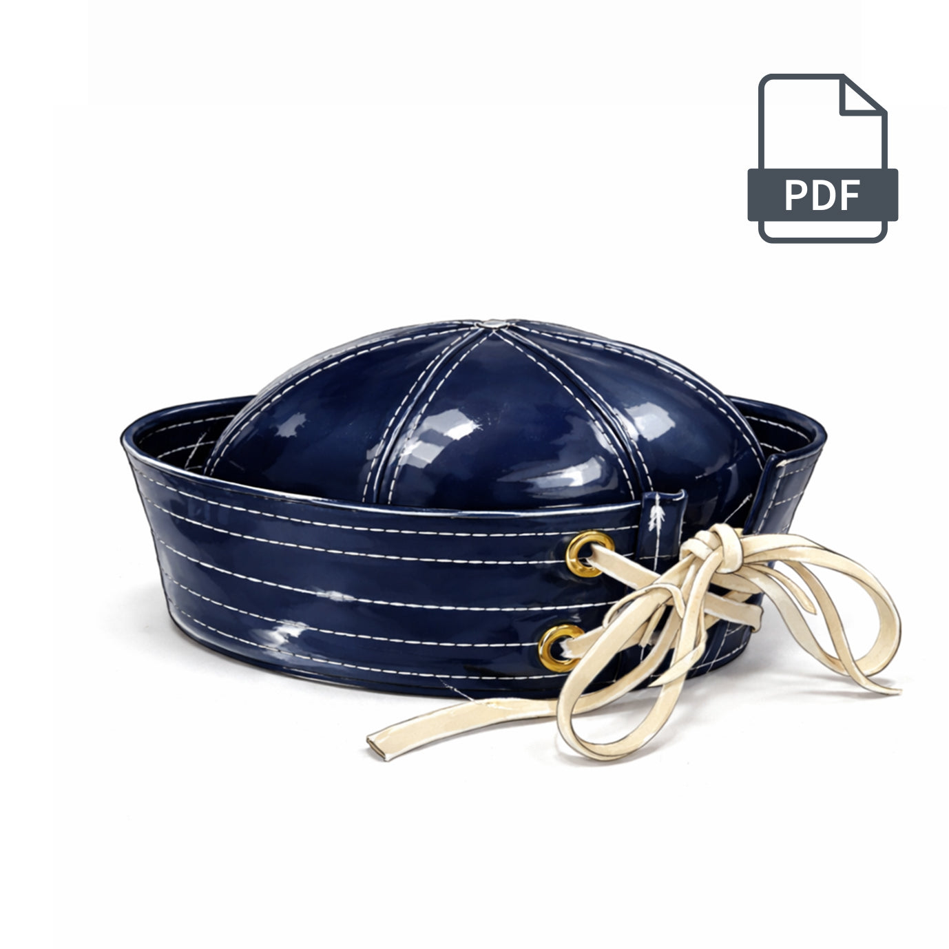Sailor Cap para adulto - Patrón de costura