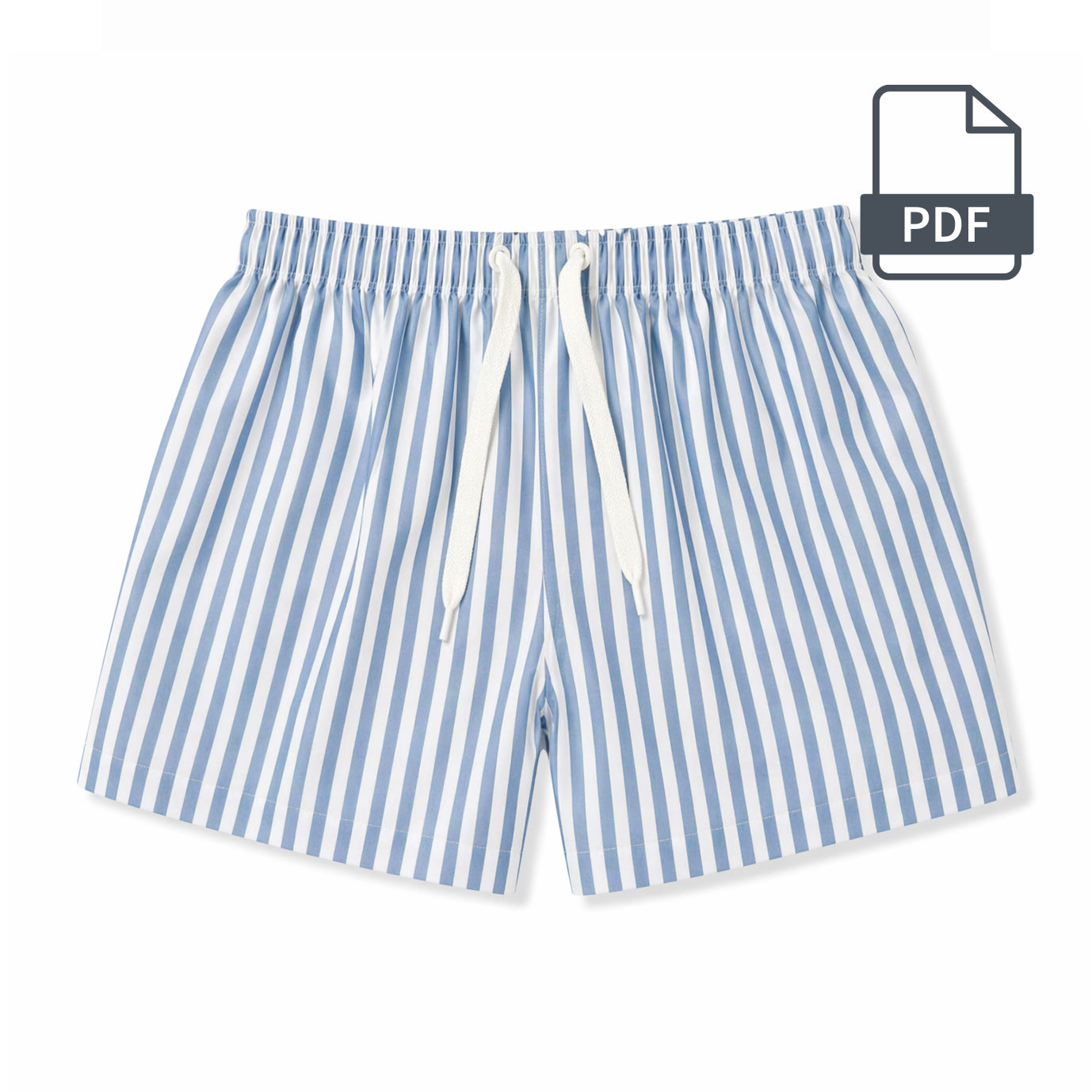 Short Pijamero para Caballero - Patrón de Costura